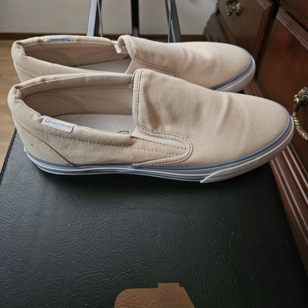 Converse Men's Tan Slip-On Shoes